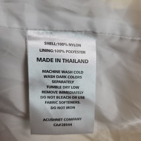 FootJoy Womens Golf Windbreaker Jacket Lago Vista Waterproof Lightweight Size L - Picture 12 of 16